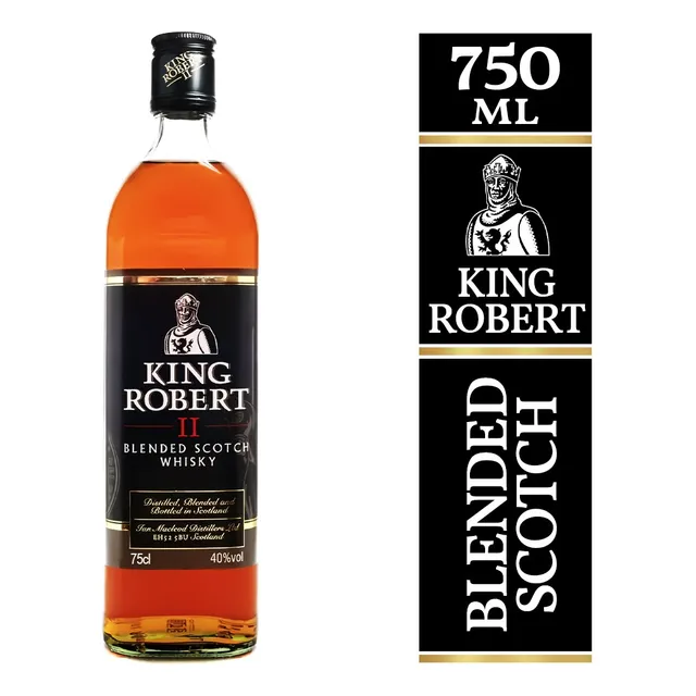 Whisky King Robert Ii Botella 750 Ml