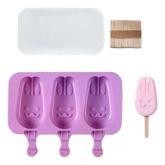 Moldes De Silicona Para Helados Molde Paletas Helado Conejo Molde De Helados Paletas De Helado Moldes De Silicona Moldes De Helados Pasteleriacl