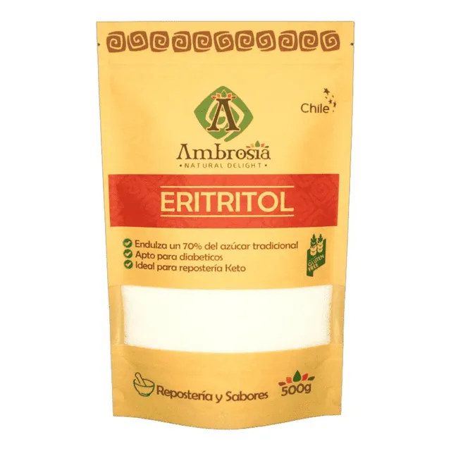 Ambrosia Eritritol Sin Gluten 500 G
