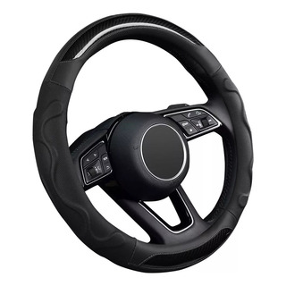 Funda De Volante De Coche Clásica De Fibra De Carbono 38 Cm Funda De Volante De Coche Clásica De Fibra De Carbono 38 Cm