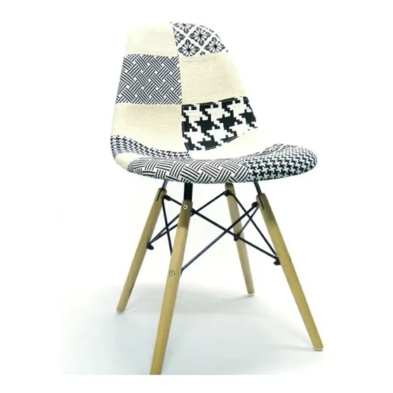 Silla Eames Sin Apoyabrazos Tapizada