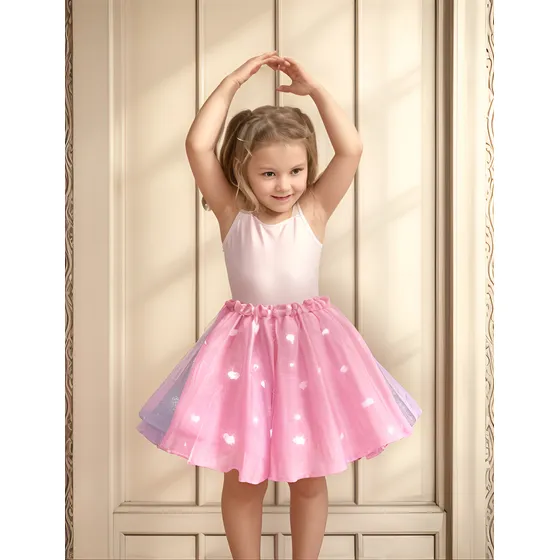 Falda Tutú Niña, Variados Modelos, Con Luces O Con Cintillo