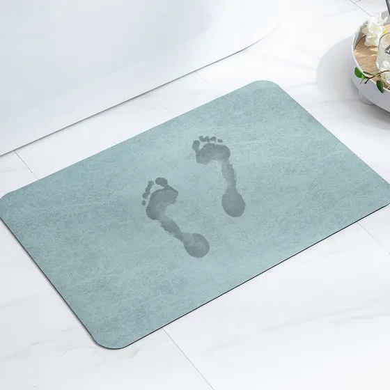 Miulee Alfombra Baño Delgada Antideslizante Super Absorbente