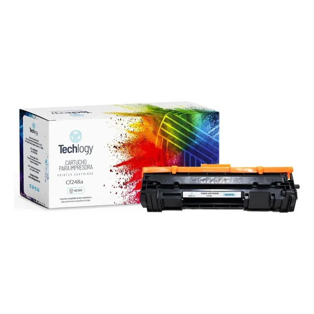 Toner Compatible Techlogy 48a Cf248a Con Chip 2 Pack Hp M15w Tinta Negro