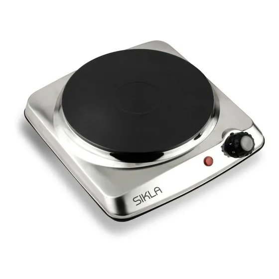 Anafe Electrico Sikla De Sobremesada Acero - 1 Hornalla Color Plateado