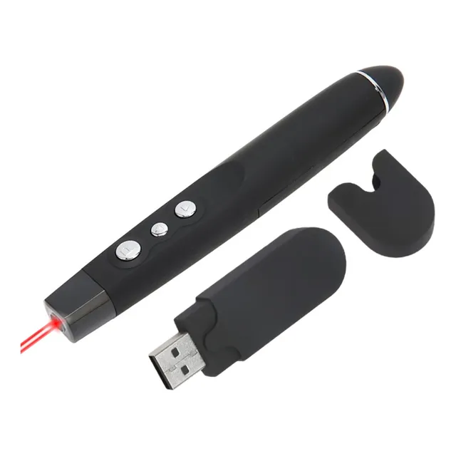 Presentador Apuntador Laser Control Diapositivas Inalambrico