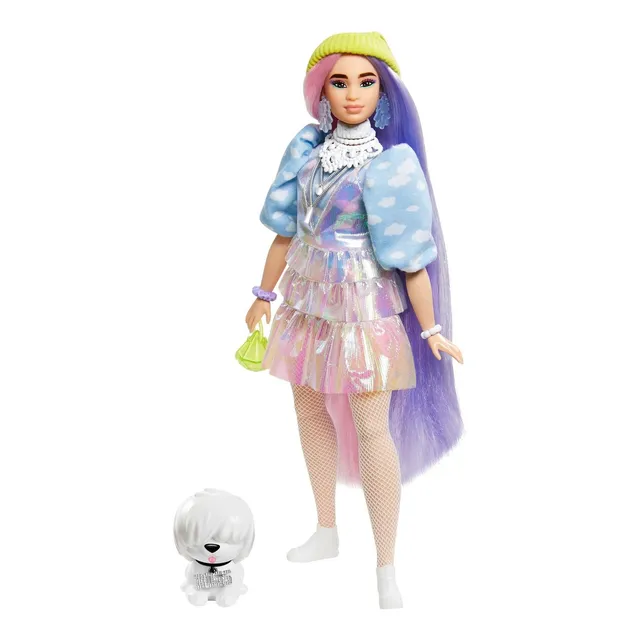 Barbie Fashionista Extra Muñeca Gorro Verde