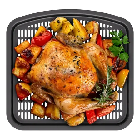 Fritadeira Air Fryer Oven Britânia 11 Litros 8 Funções 1800w Baf11a Preto 220v