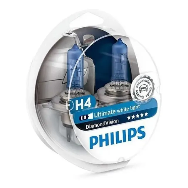 Lamparas Philips Diamond Vision H4 12v 60/55w Pack X2 - Tyt
