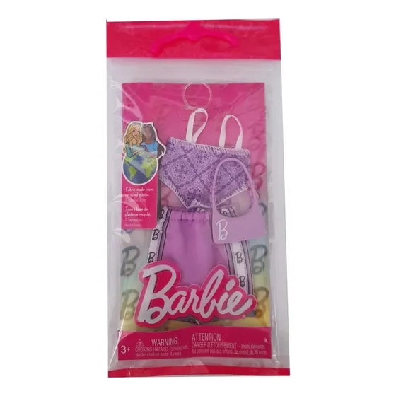 Barbie - Ropa Para Muñecas Pollera Violeta - Gwd96