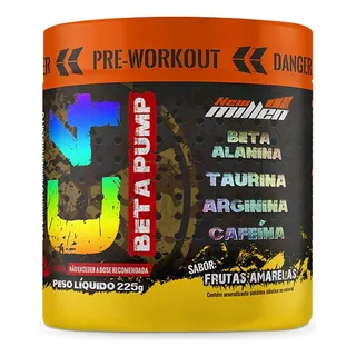 Suplemento Em PĂł C4 Beta Pump (225g) - New Millen Sabor Frutas Amarelas Suplemento Em PĂł C4 Beta Pump (225g) - New Millen Sabor Frutas Amarelas
