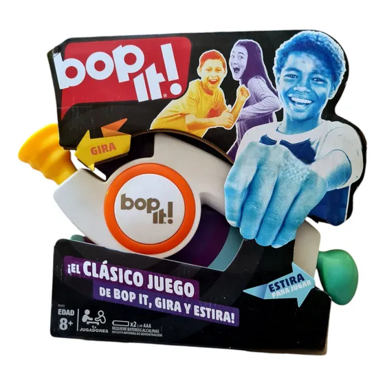 Bop It! Juego De Memoria Y Movimiento Hasbro 1+ Jugadores