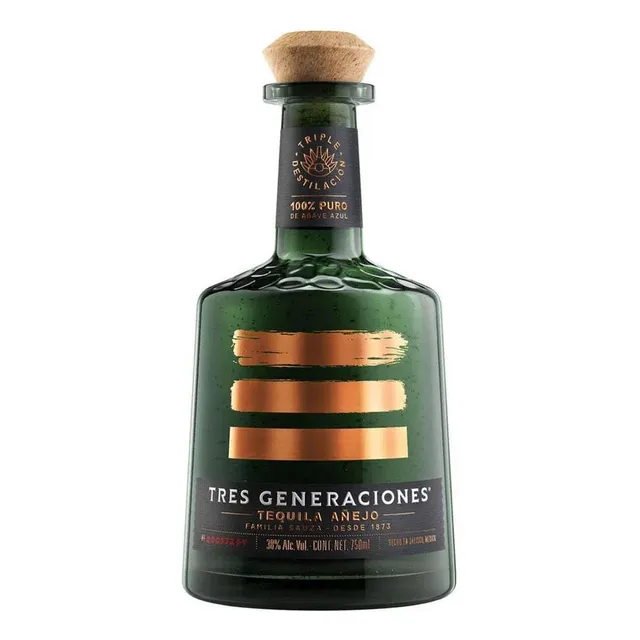 Paquete De 3 Tequila Sauza 3 Generaciones Añejo 750 Ml