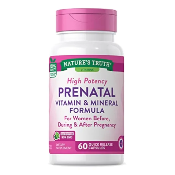 Nature's Truth Vitaminas Prenatales Con Ácido Fólico |