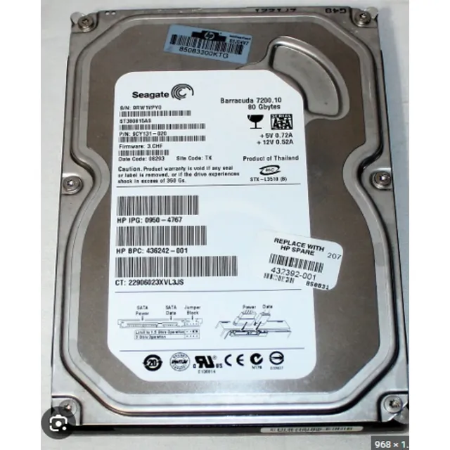 Disco Duro Ide 80gb - 3.5  Seagate, Western Digital