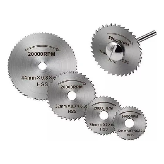 Juego Discos Corte Dremel Sierra 1/8 Madera Aluminio Pvc