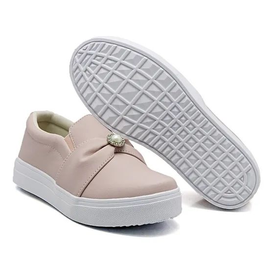 Sapatilha Slip On Pérola Lançamento Glamour Dkshoes Slipper