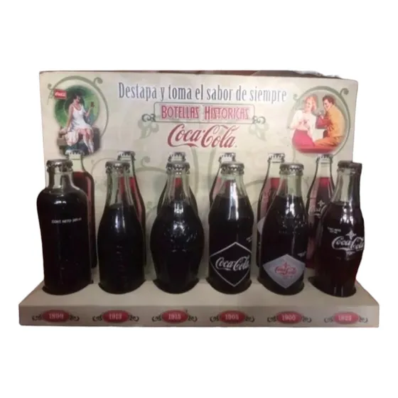 Botellas De Coca Cola Históricas Coleccionables 80 Años 