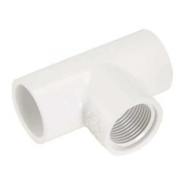 Tee Pvc Rosca Hembra 1/2 Paq X 5 Uni Sistemas E Irrigaciones