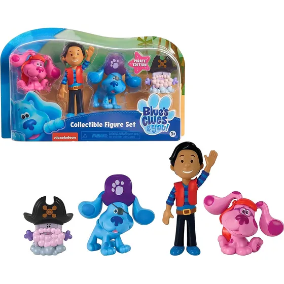 Figura De Acción Las Pistas De Blue Las Pista De Blue Edición Pirata Blue Edición Pirata 49717 De Just Play Blues Clues Nickelodeon