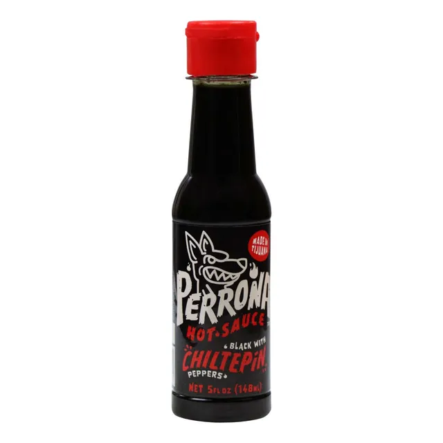 Salsa La Perrona Black Chiltepin 150ml Chile Picante