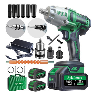 Ayla Home Motor Brushless Taladro Inalambrico Destornillador 900n.m Llave De Impacto Ayla Home Motor Brushless Taladro Inalambrico Destornillador 900n.m Llave De Impacto