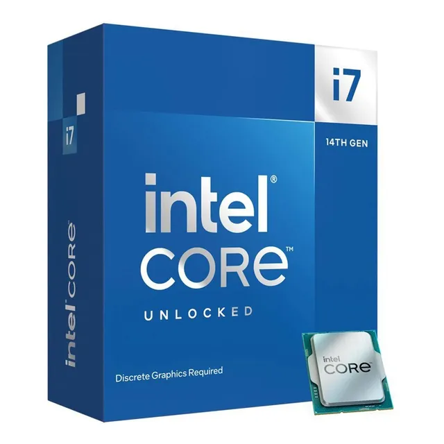Procesador Intel Core i7 14700KF LGA 1700 BX8071514700KF 20 Núcleos Frecuencia Turbo 5.6 GHz