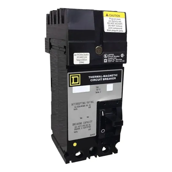 Fa24020ab Circuit Breaker, Fa, 480v, 20a, 2 Polos, 1 Fase