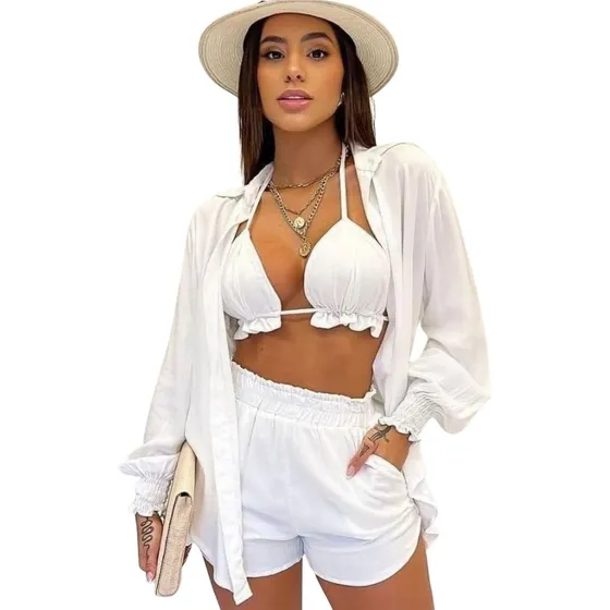 Salida De Baño Ropa De Playa Conjunto Para El Verano