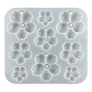 Molde De Silicona Con Forma De Pétalos Y Flores De Cerezo, F Molde De Silicona Con Forma De Pétalos Y Flores De Cerezo, F