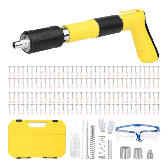 Neumatic Clavator Kit De 200 Clavos Grapas