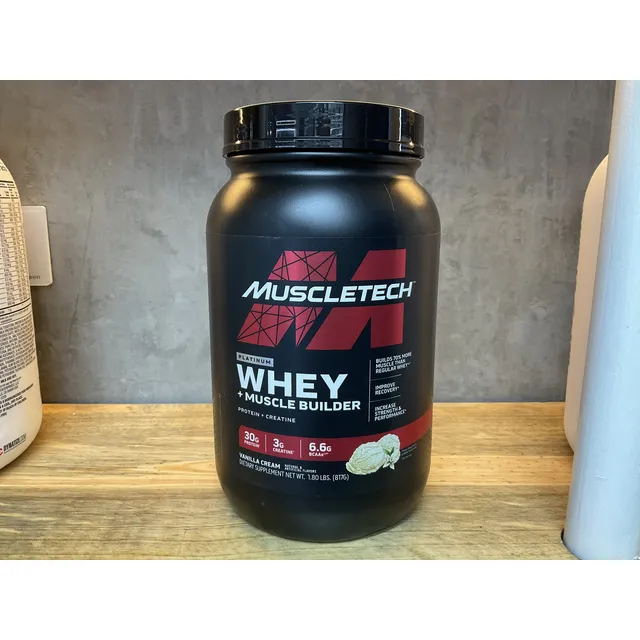 Proteina Platinum Whey Muscletech 1.80 Lbs Sabores Dentro