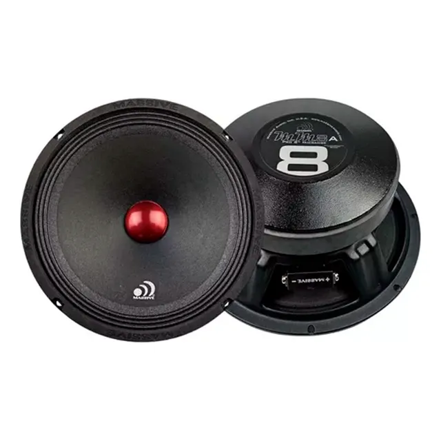 Par De Medios Rangos 8 Massive Audio Mm8a 340w Max 170w Rms