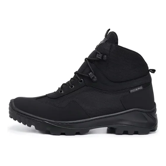 Bota Corta Militar Acero Tela Anti Desgarro T-rex Botineta