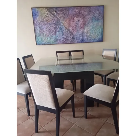 Comedor De 8 Puestos. Estilo Palermo. Cómo Nuevo-impecable.