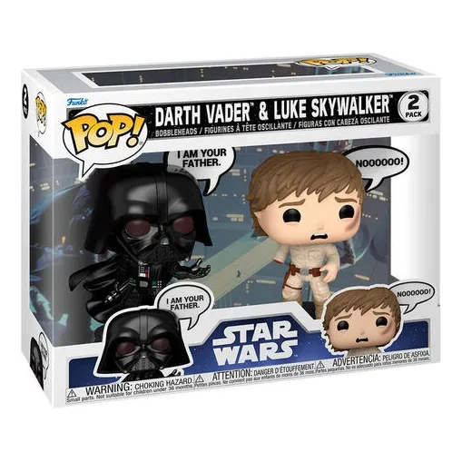 Funko Pop Sayings: Star Wars - Vader Y Luke 2 Pack