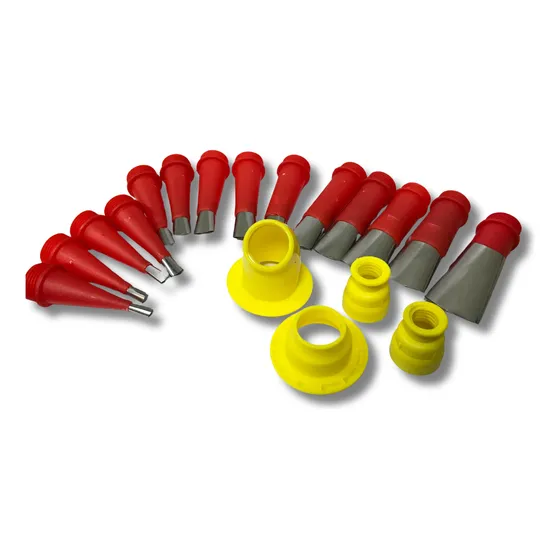 Kit Picos Aplicadores Pistola Silicona Salchica Universal