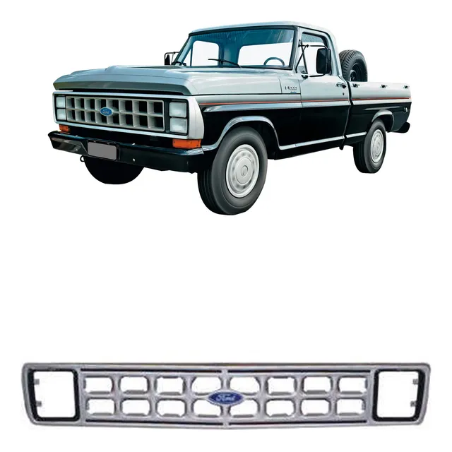 Grade Frontal Com Aro Caminhão Ford F1000 F4000 Até...1992