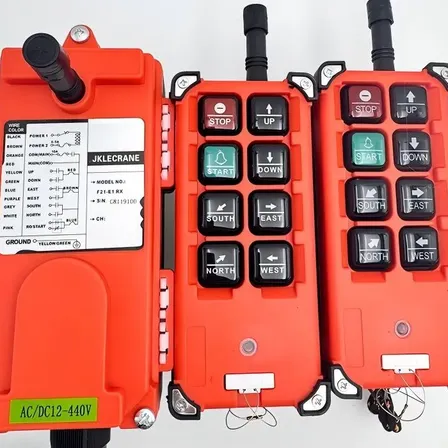 Controle Remoto Ponte Rolante Industrial Talha(2controles) 12-220v