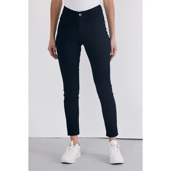 Jean Skinny Elastizado Tiro Alto Azul Yanina Vi Scombro