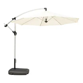 Ombrelone Guarda Sol Em AlumĂnio Com Base Para Piscina 3x3 Cor Bege Liso Ombrelone Guarda Sol Em AlumĂnio Com Base Para Piscina 3x3 Cor Bege Liso