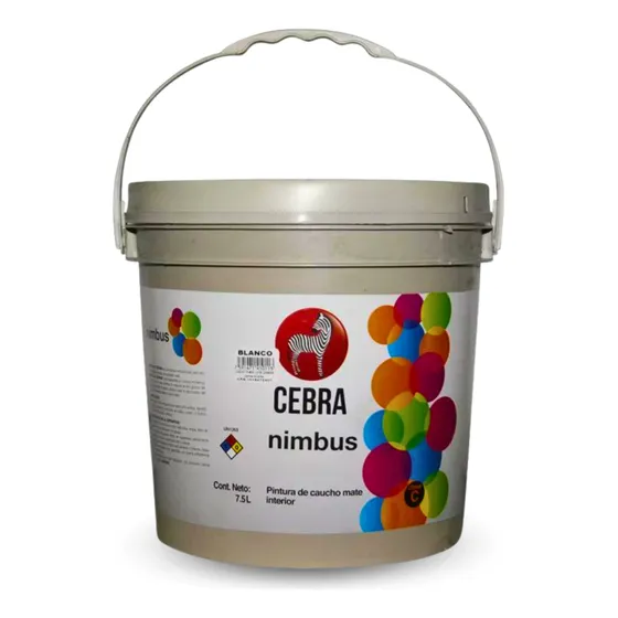 Pintura De Caucho Blanco Nieve Cebra Cuñete Somos Tienda