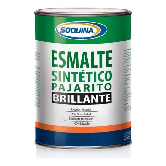 Esmalte Sint. Soquina Pajarito 1/4 Galon Colores Outlet