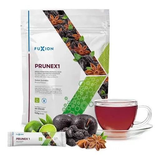 Prunex Fuxion Fibra Natural Sabor Guindon