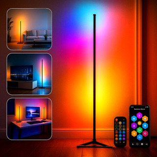 Luminária De Piso Led Rgb Inteligente Wifi Smart Color Luminária De Piso Led Rgb Inteligente Wifi Smart Color