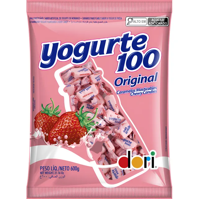 Caramelos Dori Yogurt Frutilla 100 600gr
