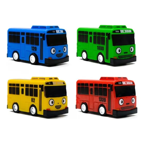 Set Autobus Tayo Mi Pequeño 4 Unidades Q1