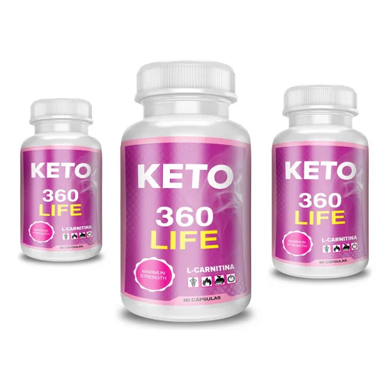 Keto 360 Life X3 - L-carnitina - Quemador De Grasa