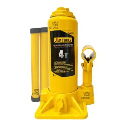 Gato Hidraulico Tipo Botella 4 Toneladas Uyustools