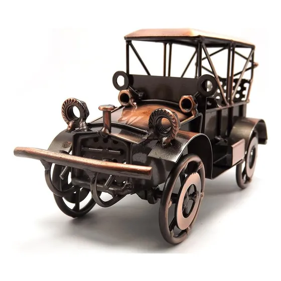Modelo De Coche Vintage Antiguo De Tipmant Metal, Hojalata,